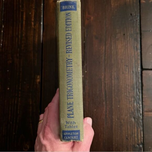 Plane Trigonometry by Raymond Brink (1940) - Picture 6 of 7